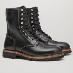 Belstaff Marshall leather Lace Up Boots